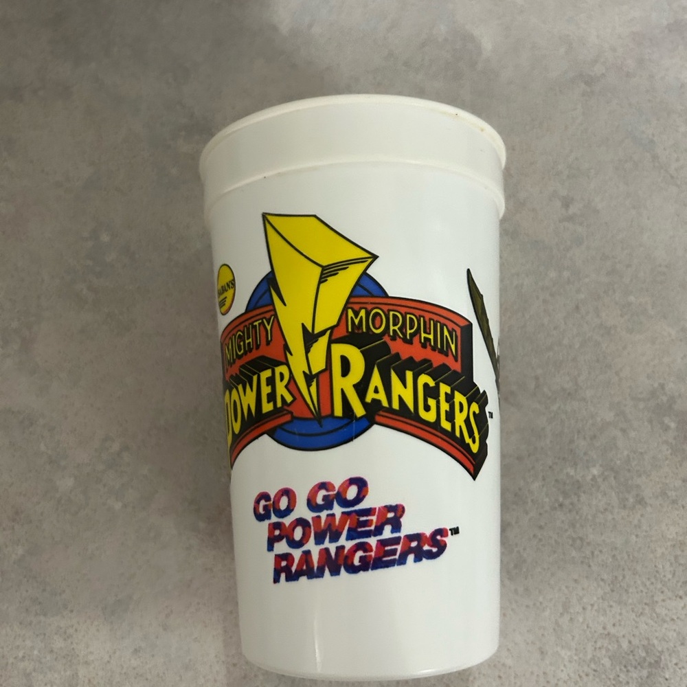 Mighty Morphin Power Rangers White Ranger 1994 Cup - Picture 3 of 3